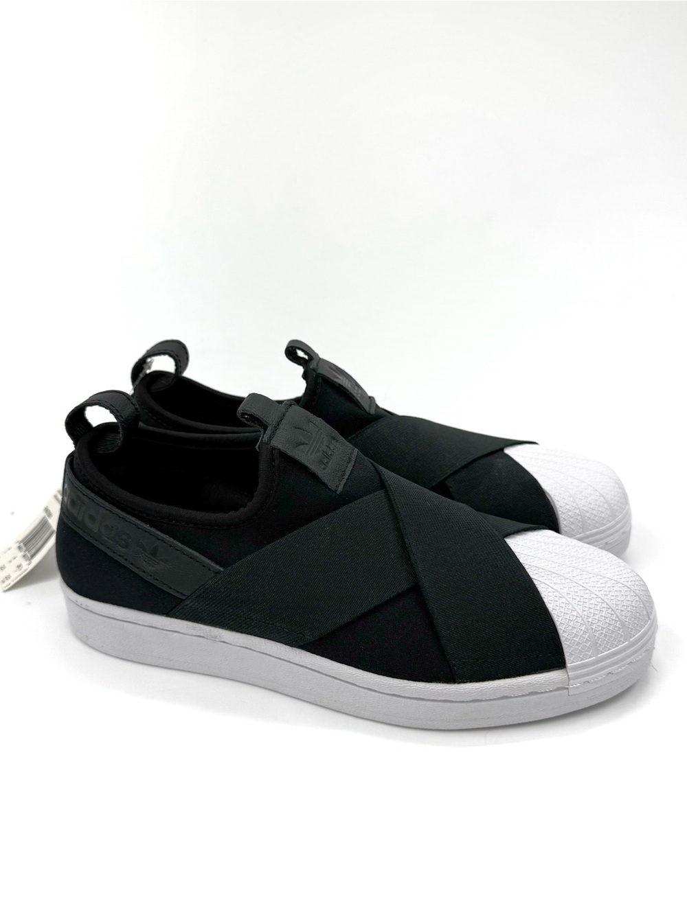 Adidas Superstar Slip On Black and White Sneakers Trainers Casual Shoes FW7051